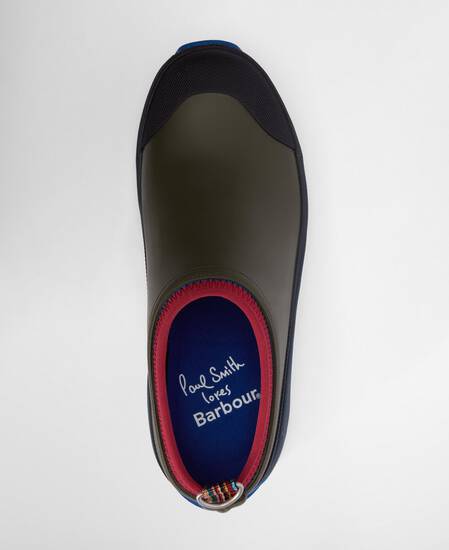 Paul Smith Loves Barbour Damen Clogs Fern