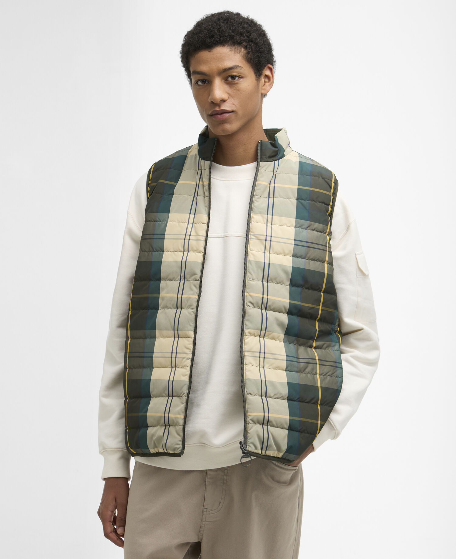 Reversible Tartan Puffer Gilet Ancient Tartan