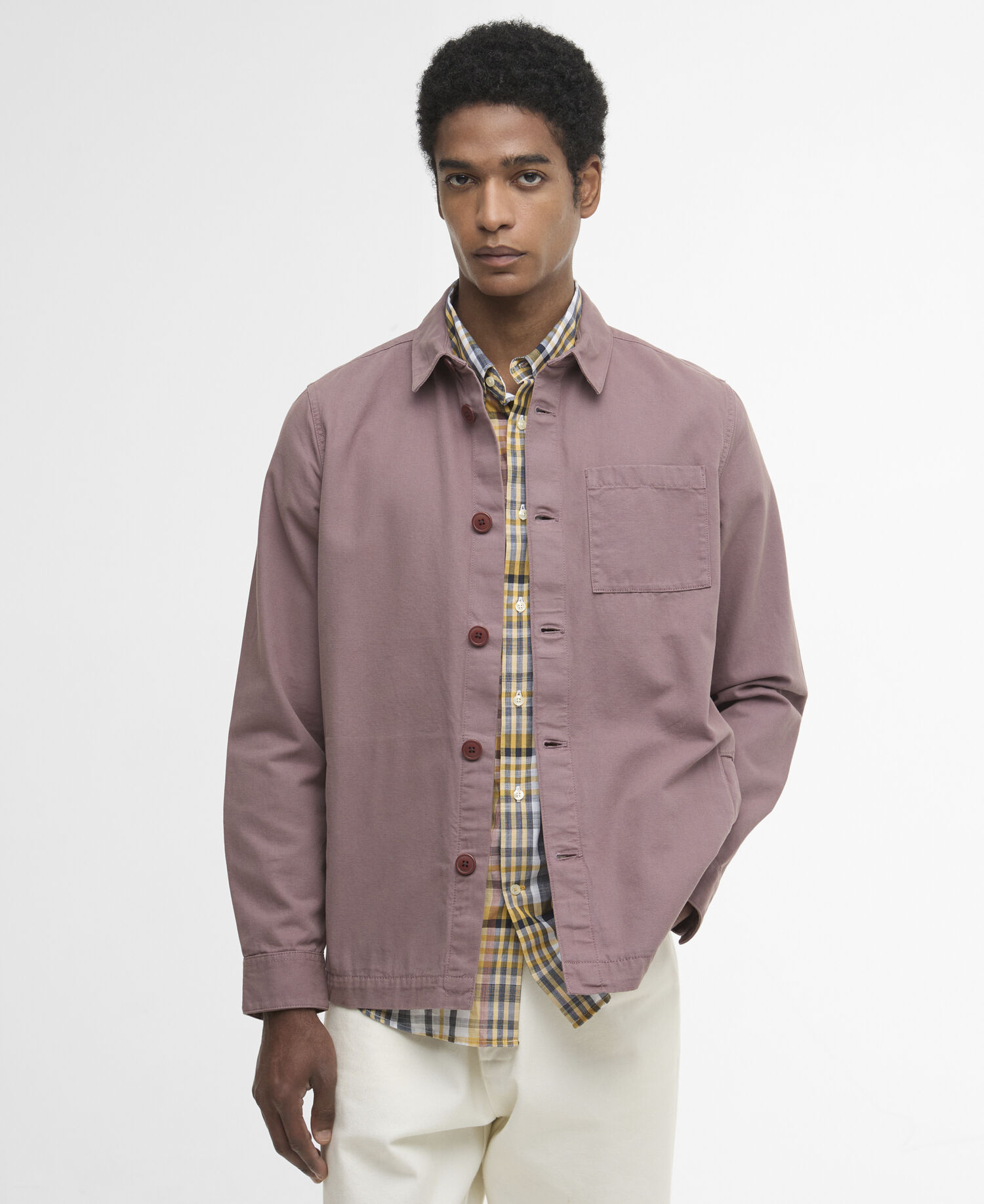 Overshirt Washed Cotton Peppercorn