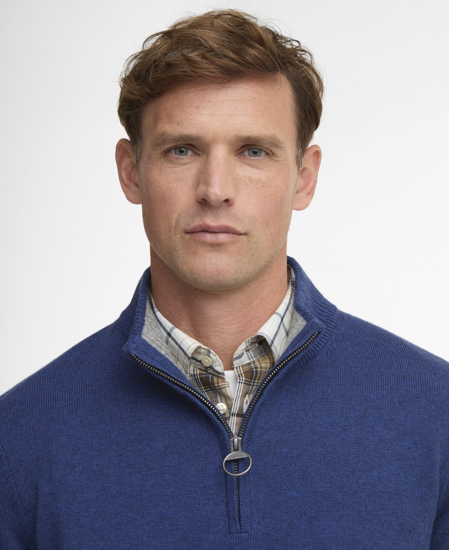Kelson Quarter-Zip Jumper Blue