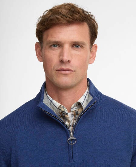 Pullover Kelson Half-Zip Blue