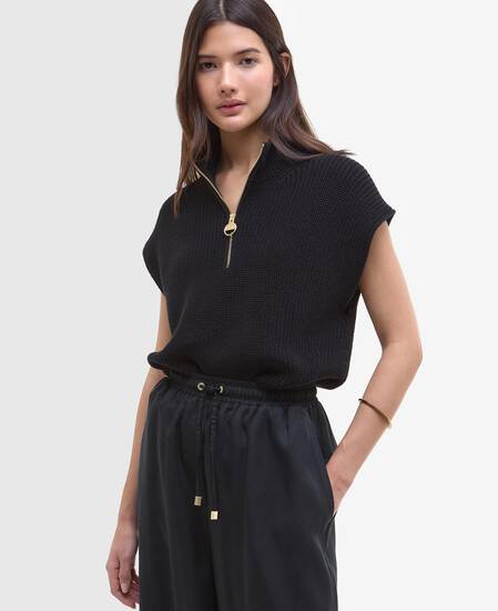 Hose Clara Relaxed Wide-Leg Black