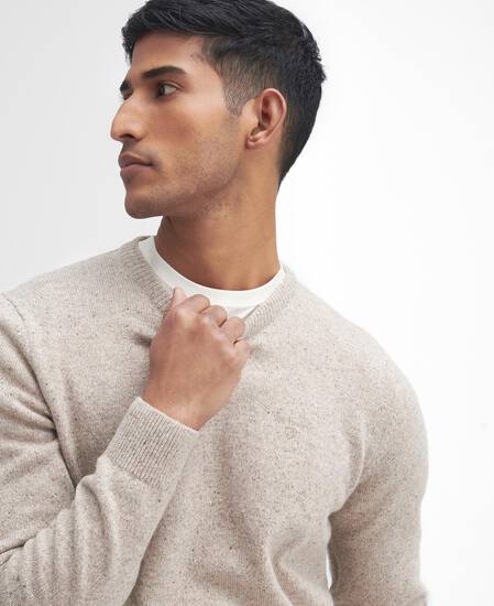 Essential Tisbury Crew-Neck Jumper Stone