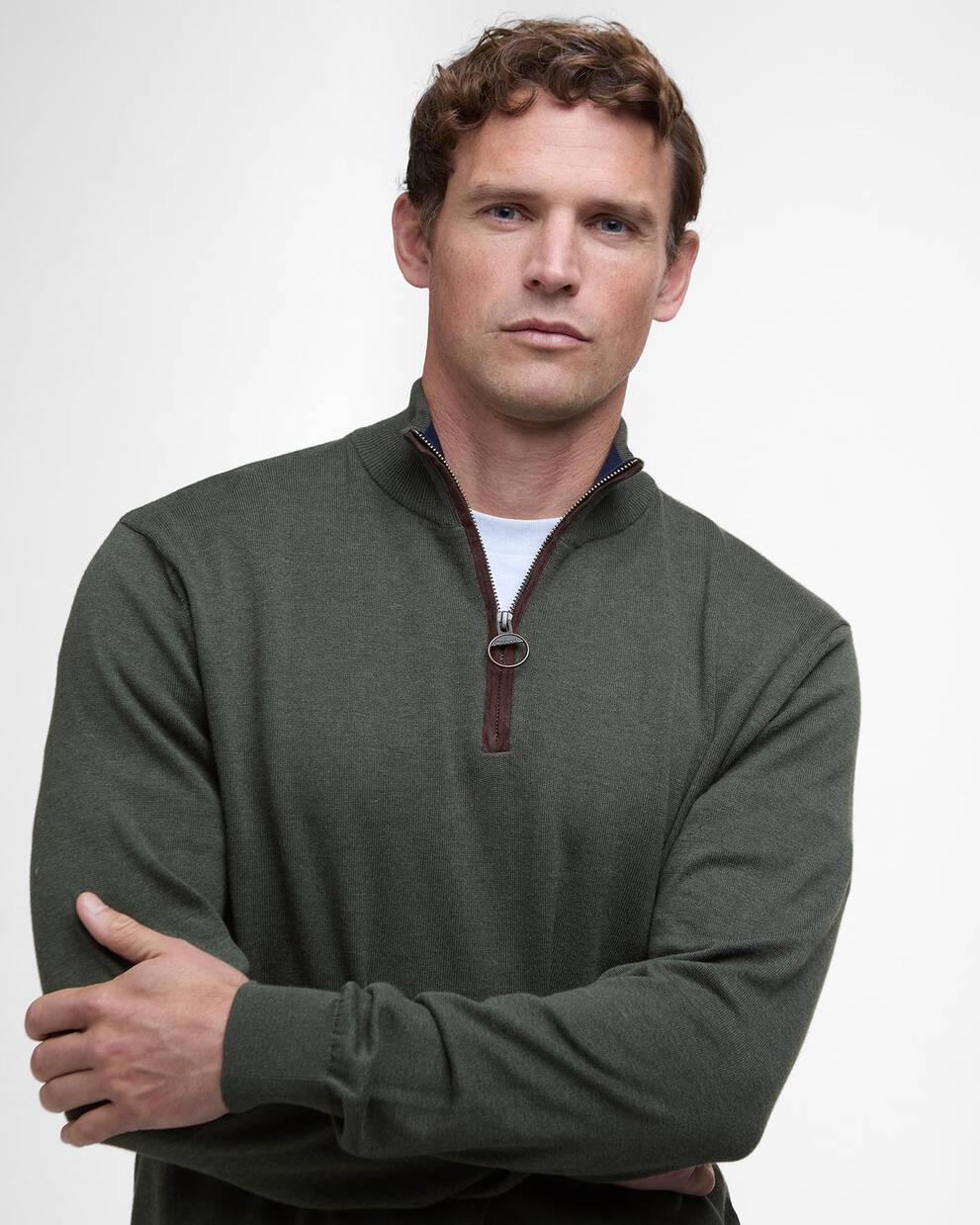 Maglione con zip corta Bayfield