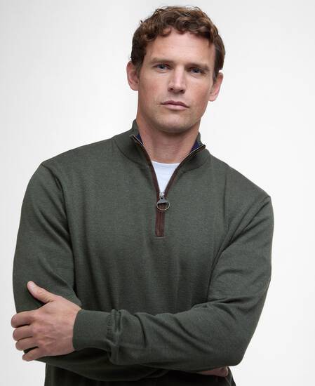 Maglione con zip corta Bayfield 