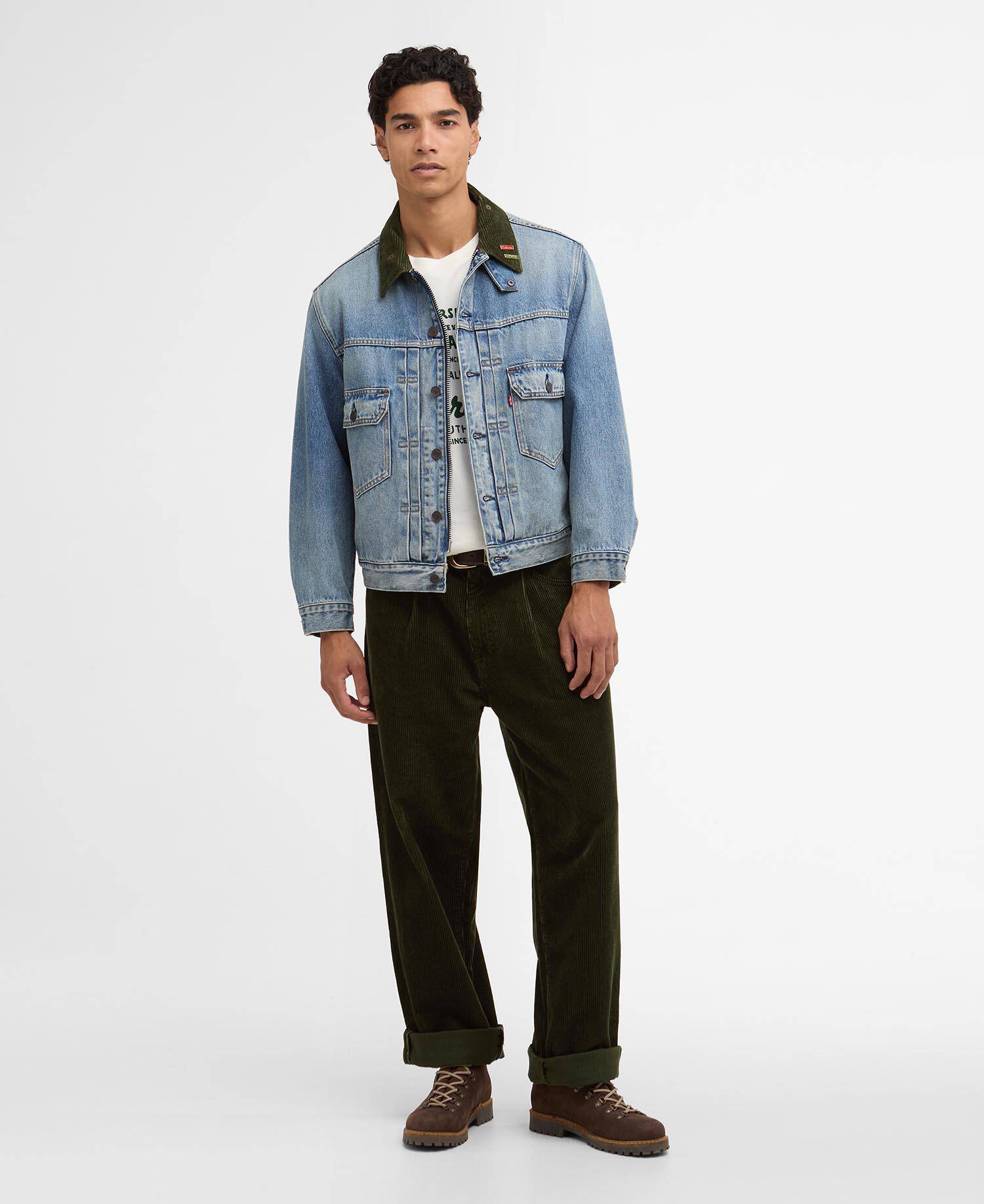 Barbour x Levi's Type II Denim Jacket Vintage Washed image number 3