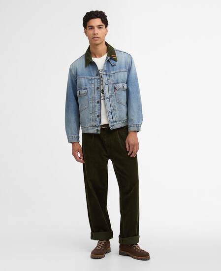 Barbour x Levi's Type II Denim Jacket Vintage Washed