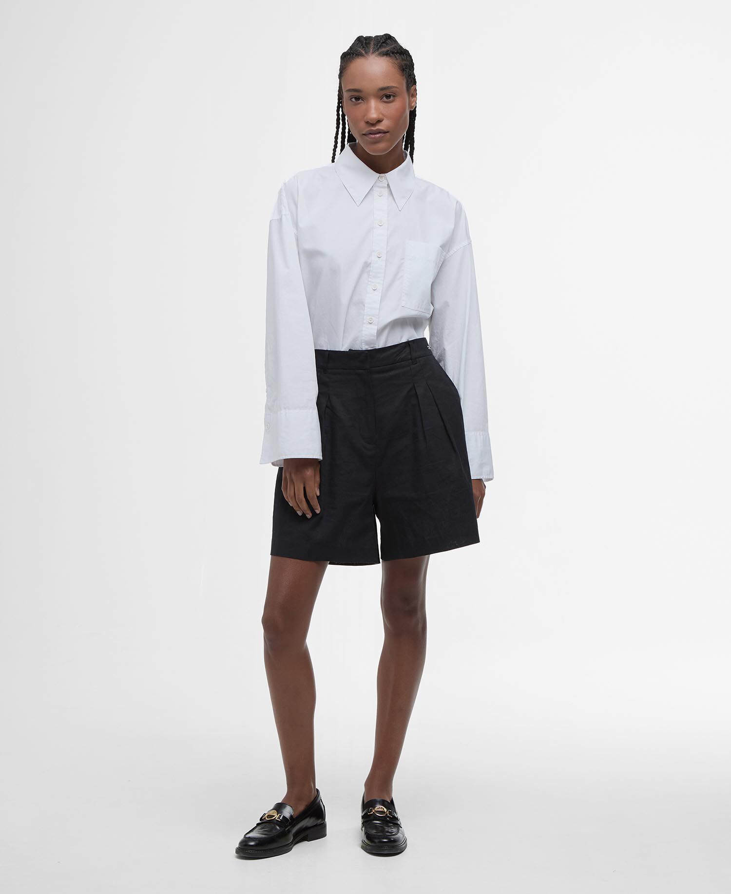 Angela Long-Sleeved Shirt Classic White