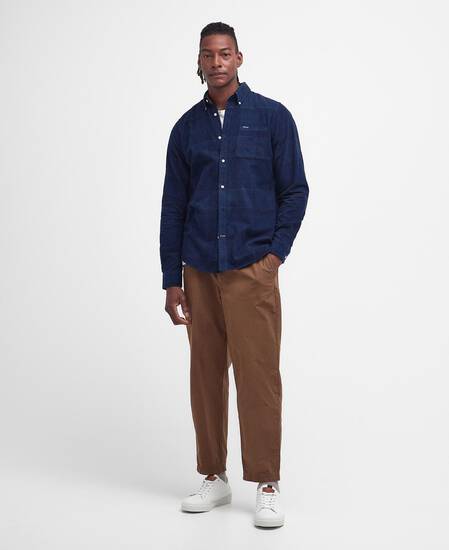 Blair Tailored Long-Sleeved Shirt Midnight Tartan