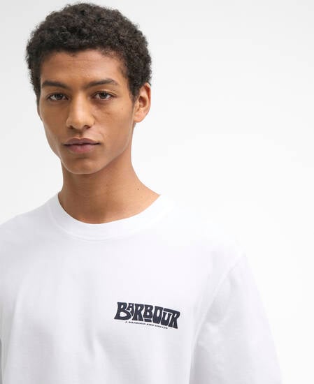 Frome Relaxed Graphic T-Shirt White