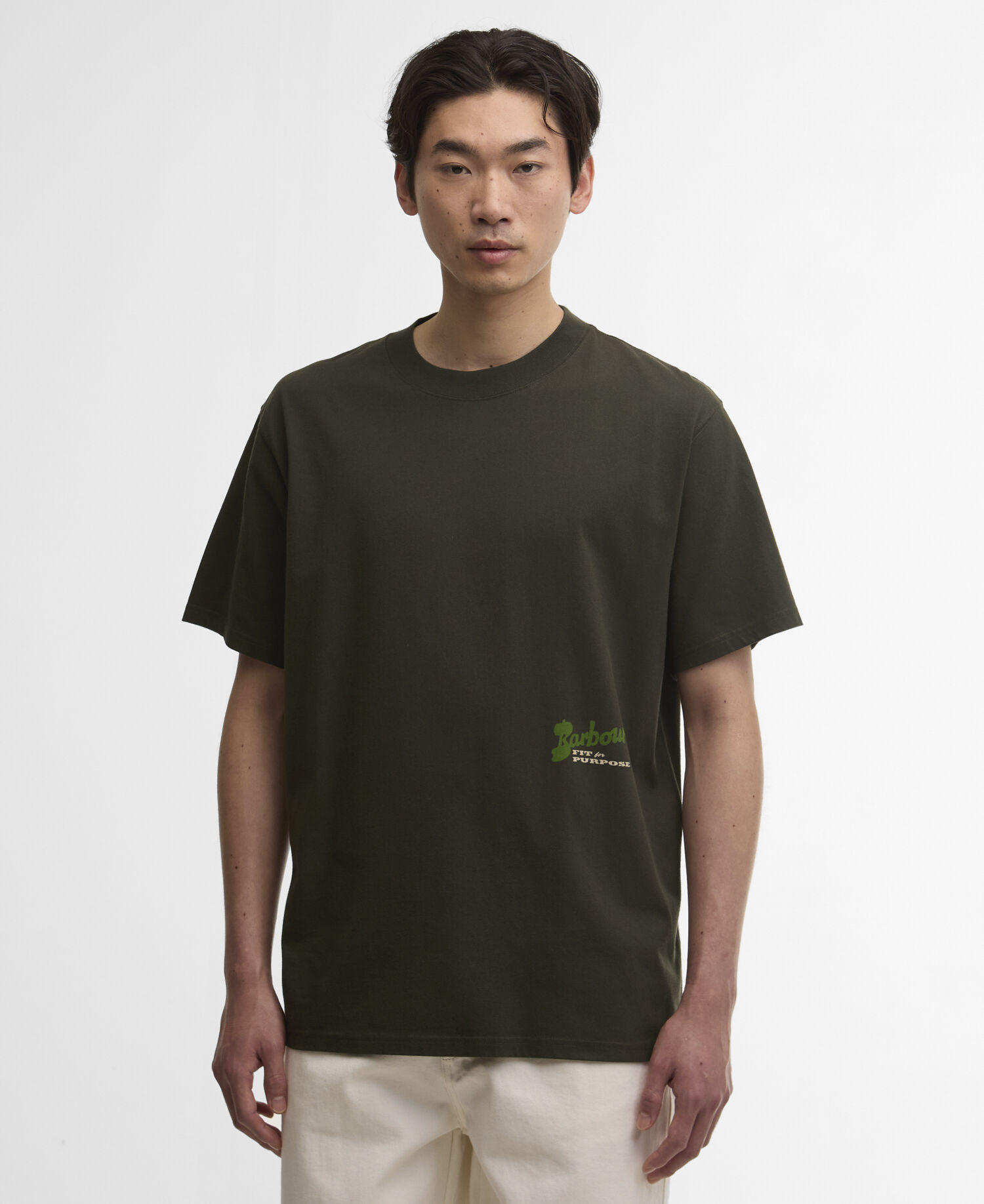 T-Shirt Terrain Oversized Graphic Archive Olive