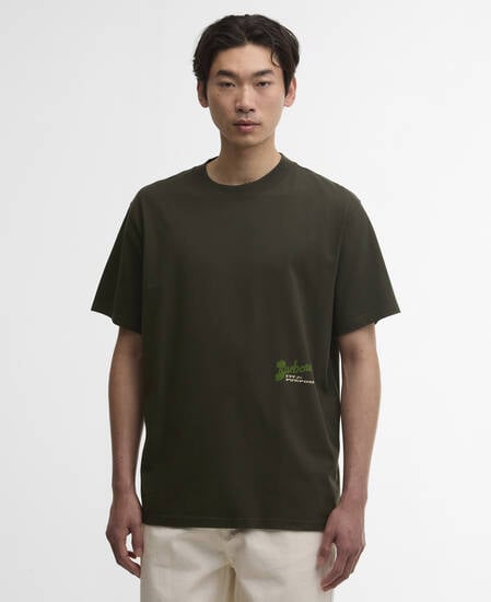 Terrain Oversized Graphic T-Shirt Archive Olive
