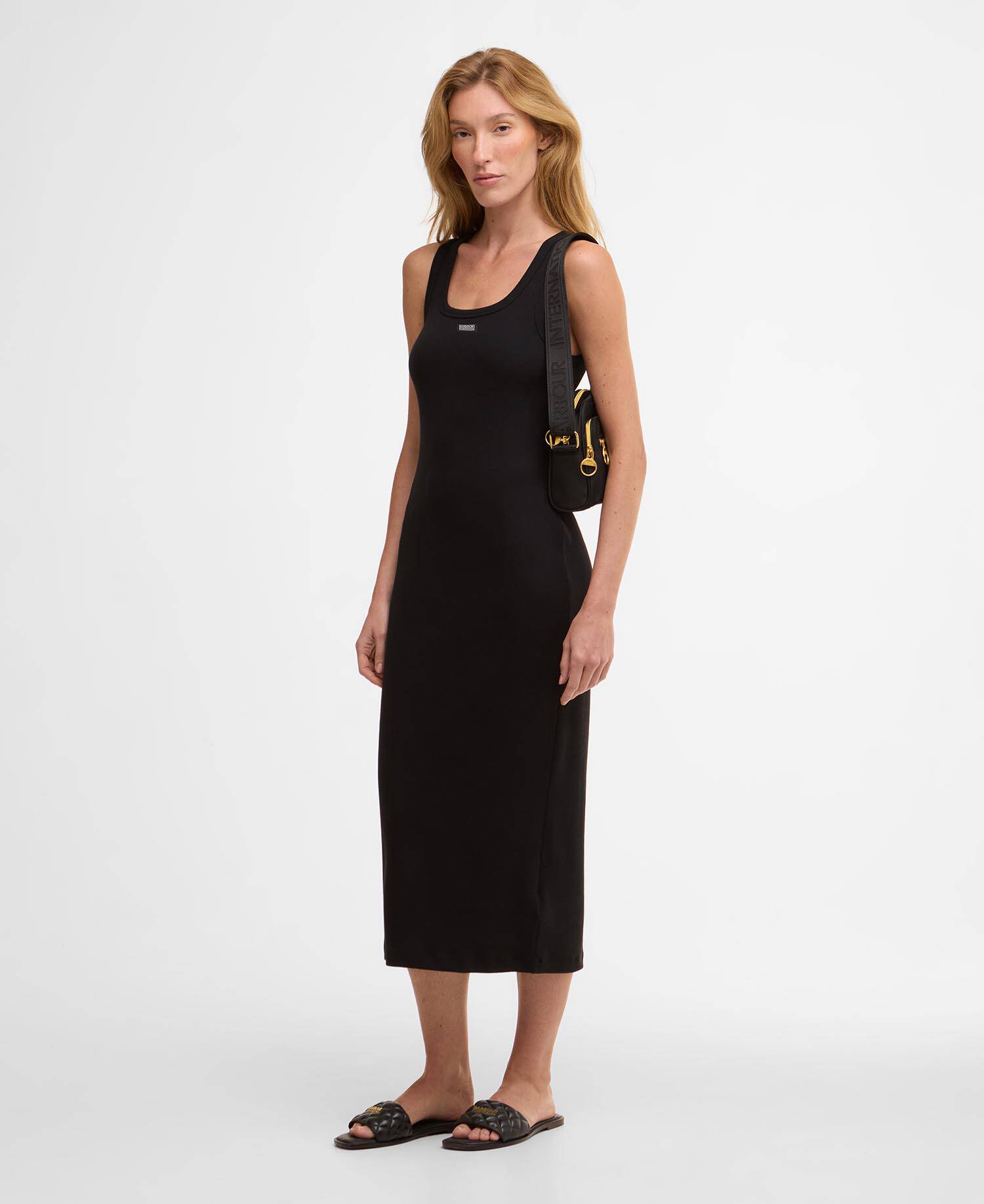 Chicago Midi Dress Black image number 1