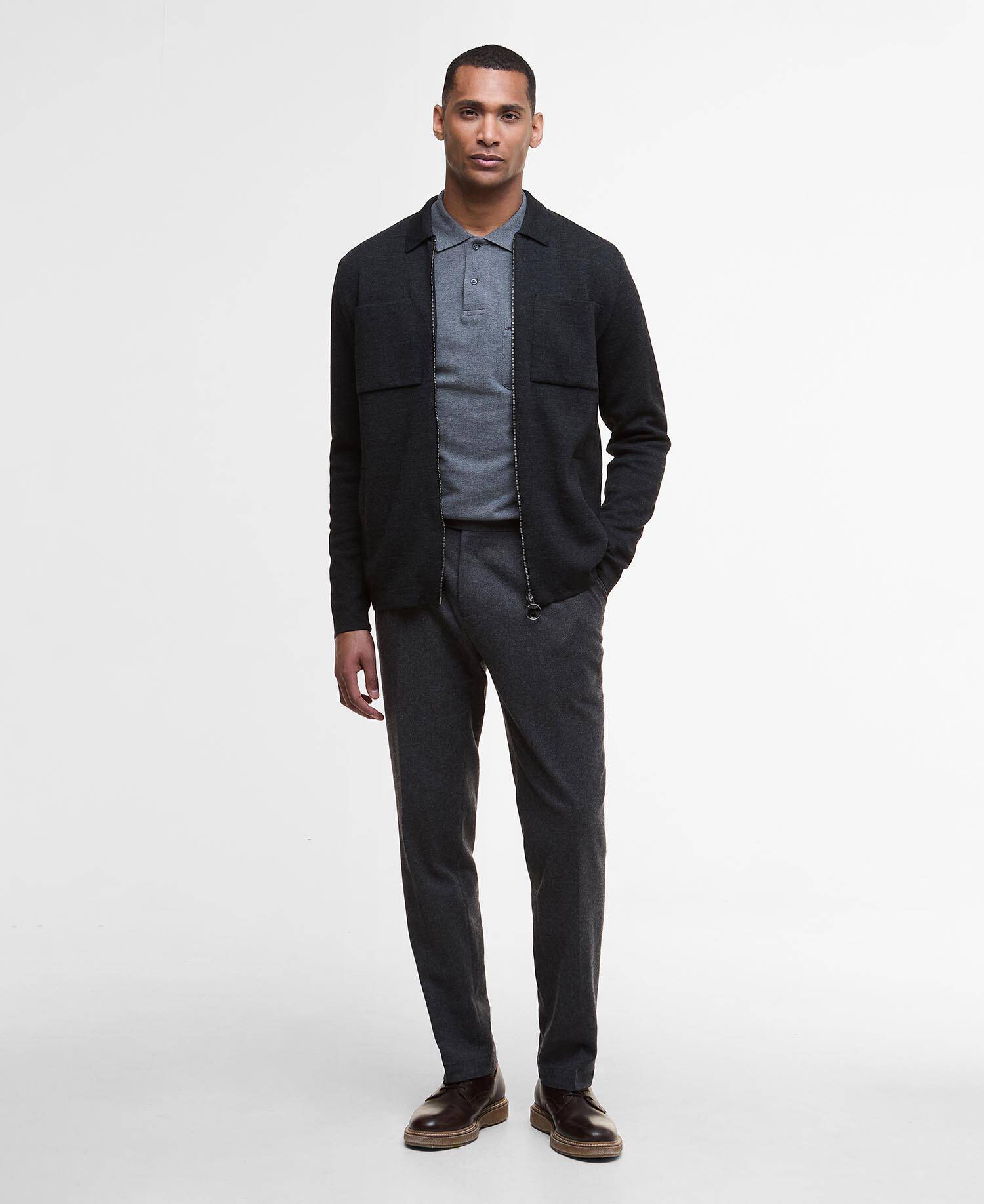 Cardigan con zip Croscombe image number 1