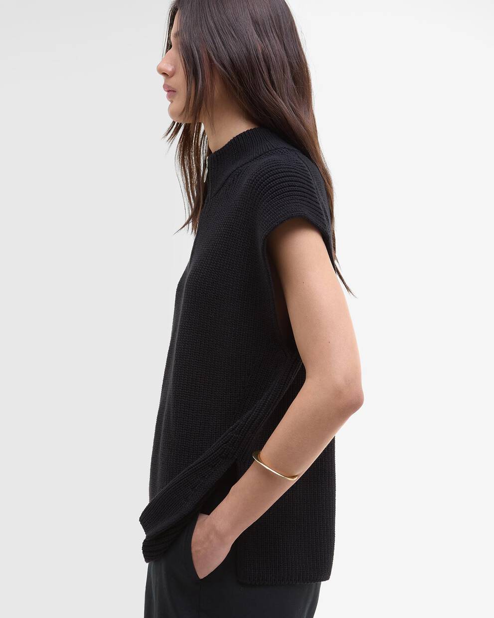 Clara Sleeveless Knitted Jumper