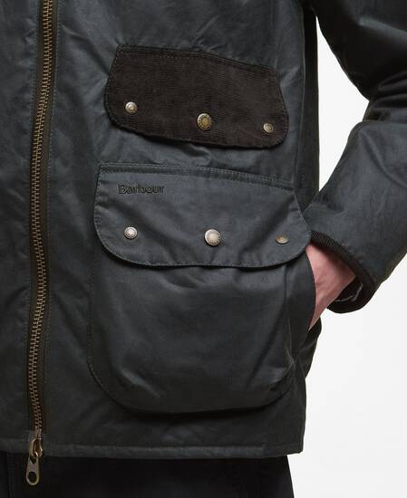 Jig Waxed Jacket Sage
