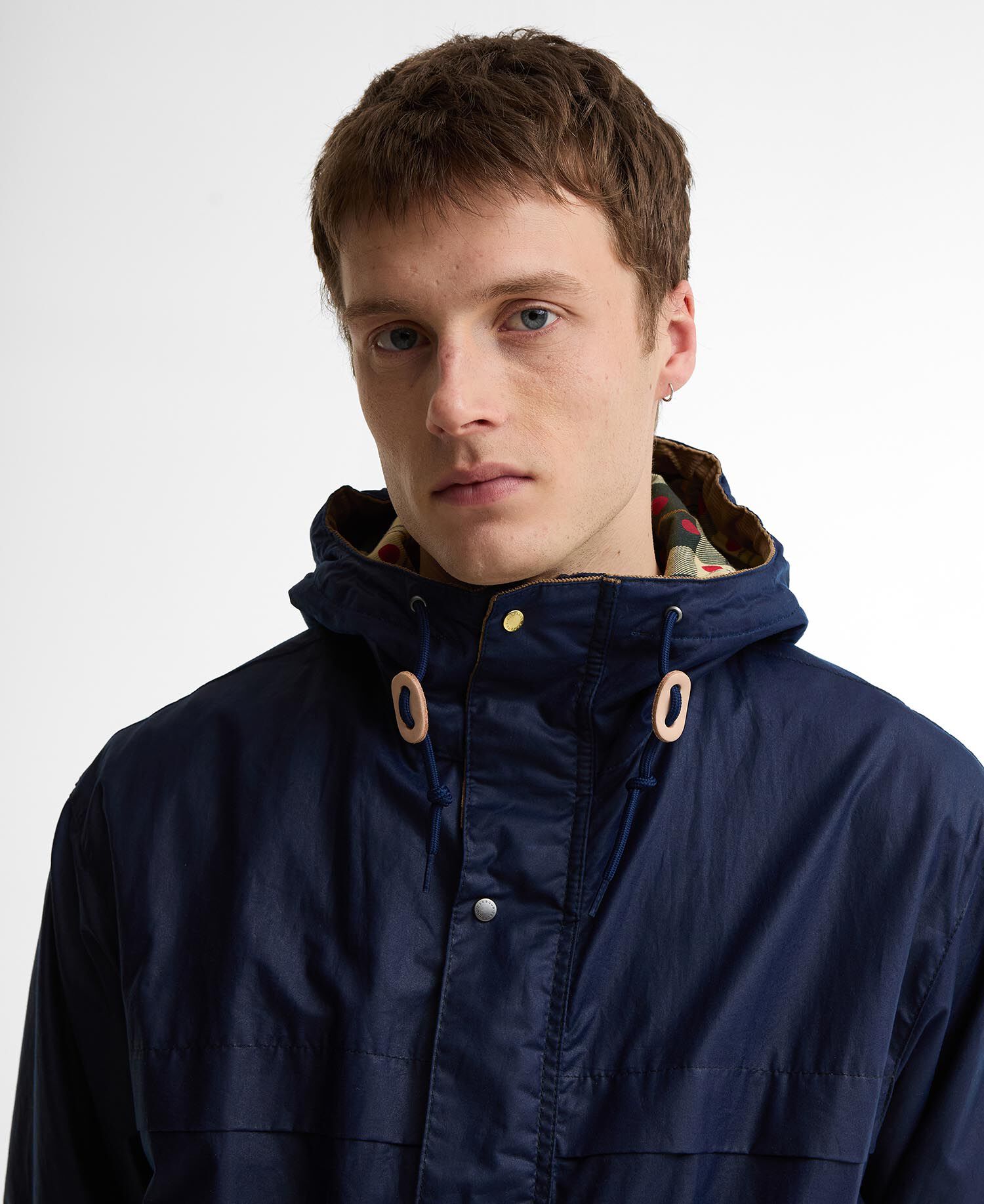 Paul Smith Loves Barbour Durham Waxed Jacket Regal Blue