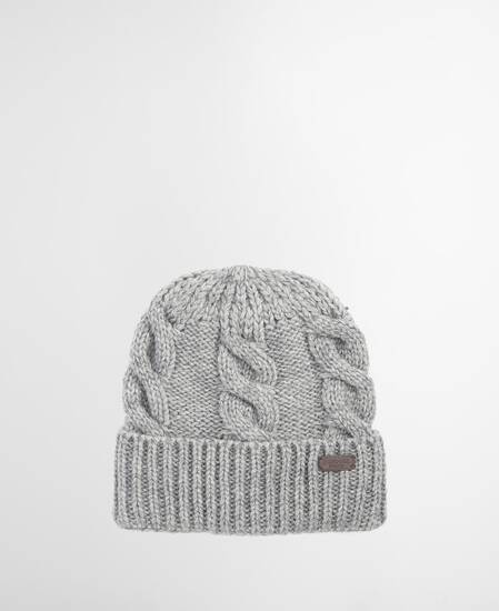 Jesmond Beanie and Scarf Gift Set Mid Grey
