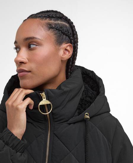 Kirkton Longline Puffer Jacket Black/Classic