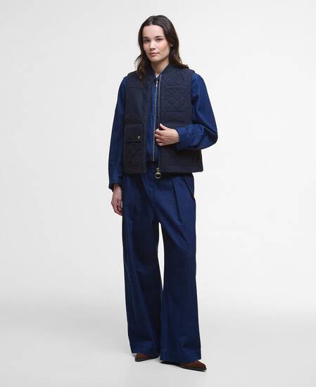 Theodora Gilet Dark Navy Theodora Gilet Dark Navy