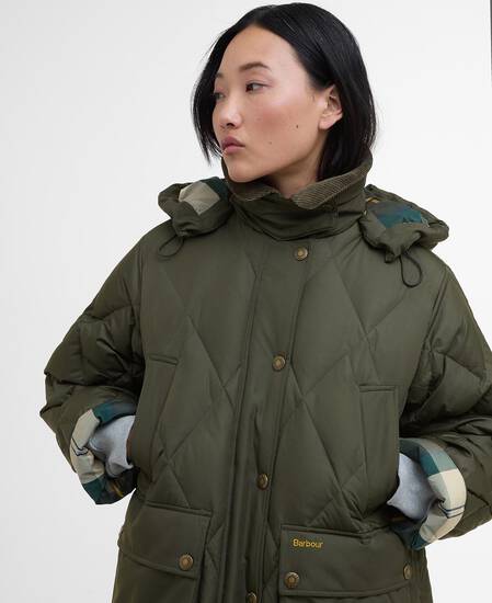 Yasmin Down Puffer Jacket Olive