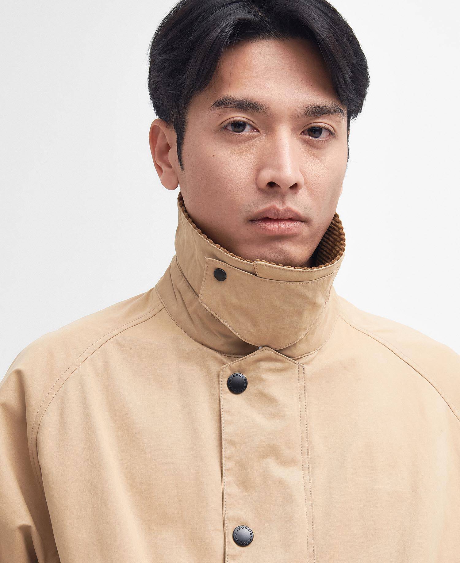 Transporter Oversized Casual Jacket Stone image number 4