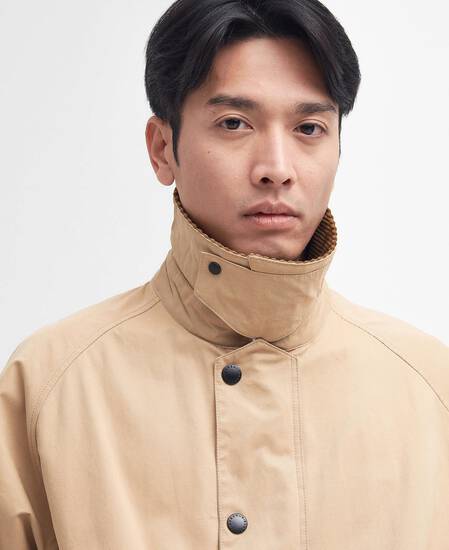 Transporter Oversized Casual Jacket Stone