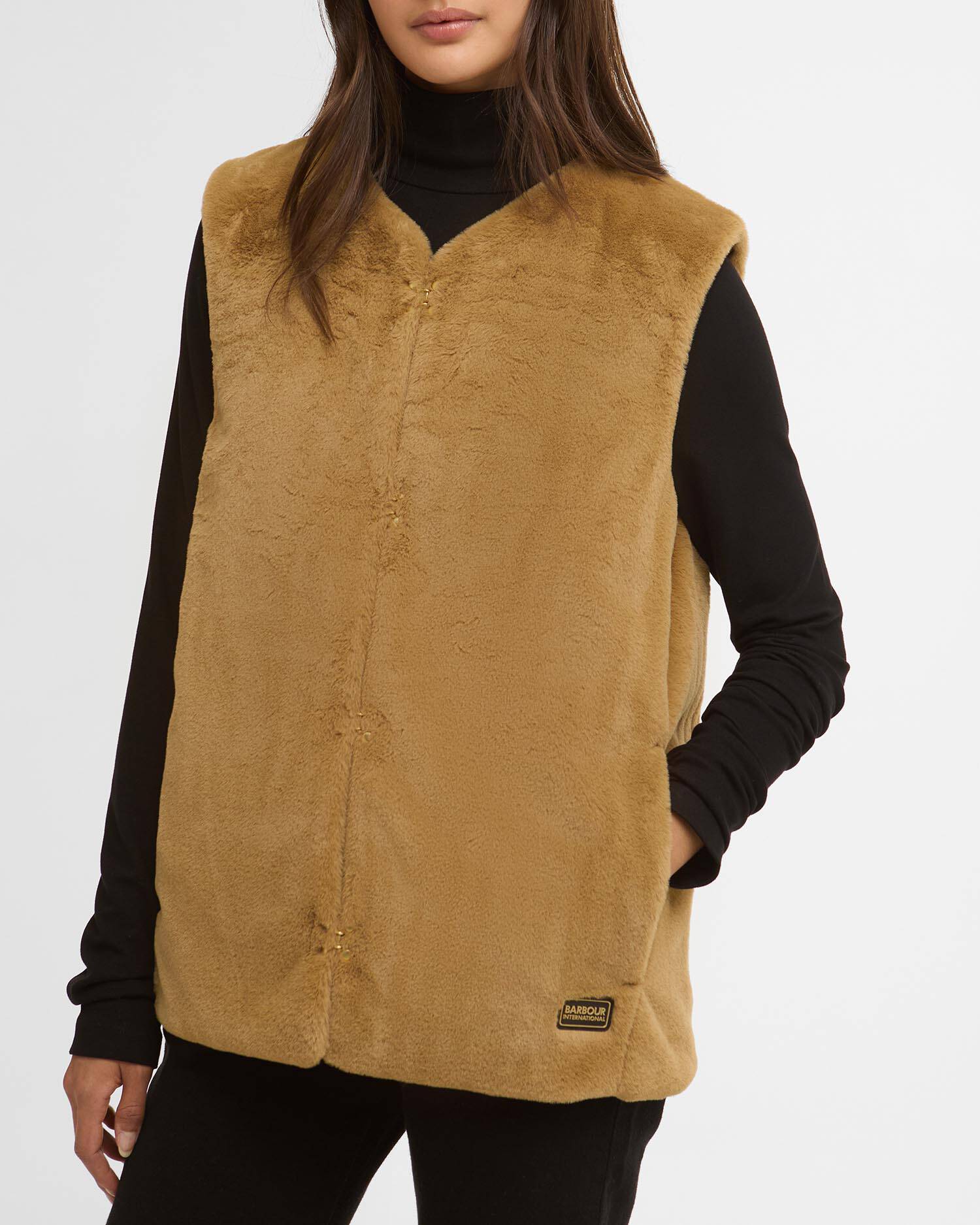 Mialn Fur Gilet Antique Bronze image number 3