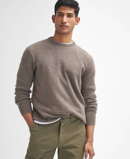 Pantaloni in tessuto stretch lavato dalla vestibilità leggermente aderente 