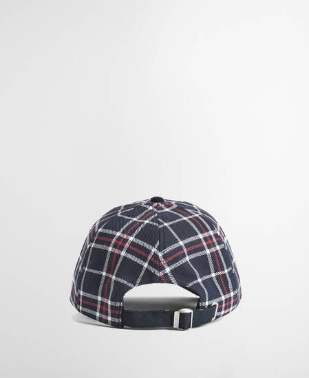 Cappellino Benson Navy/Red Check