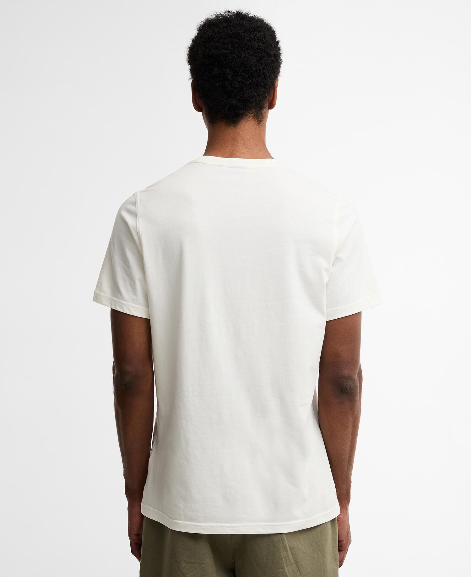 Birdsall Graphic Tailored T-Shirt Whisper White