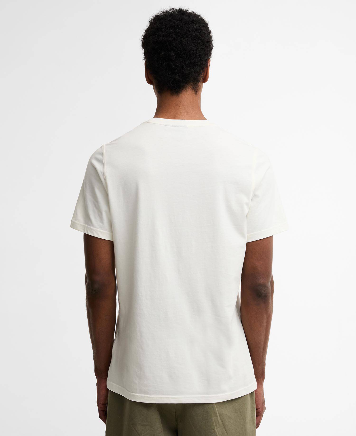 Birdsall Graphic Tailored T-Shirt Whisper White image number 2