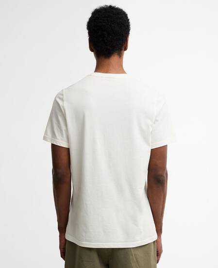 Birdsall Graphic Tailored T-Shirt Whisper White