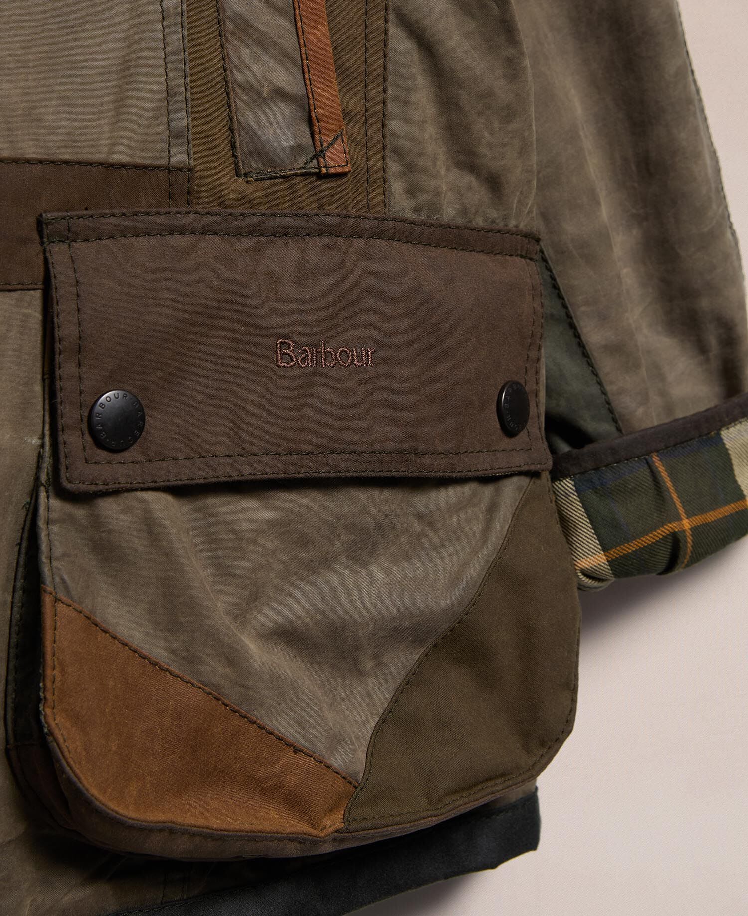 Barbour Re-loved Women's Beadnell Waxed Jacket - Size 10 Sage
