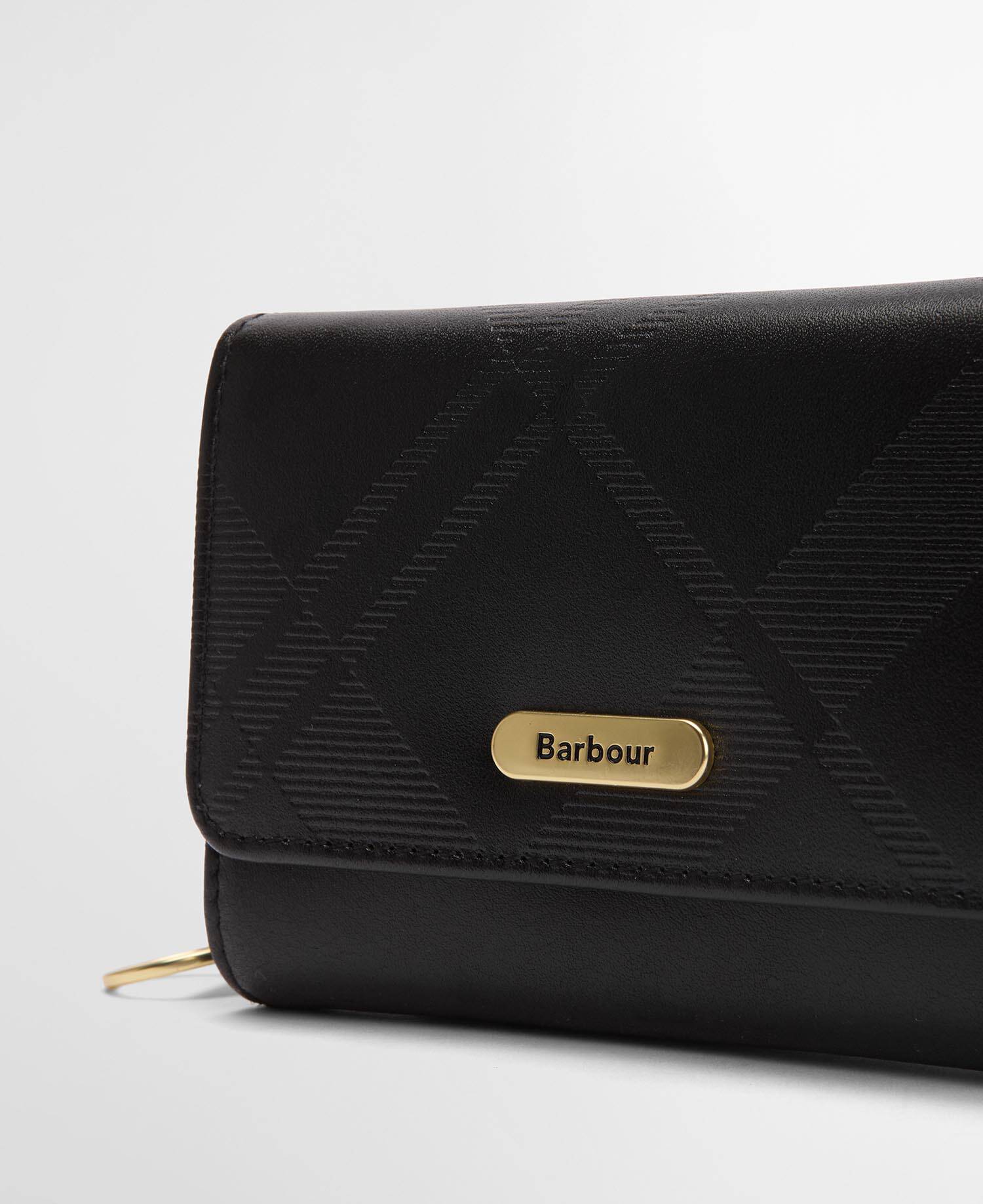 Portafoglio con patta in pelle Rosa image number 1