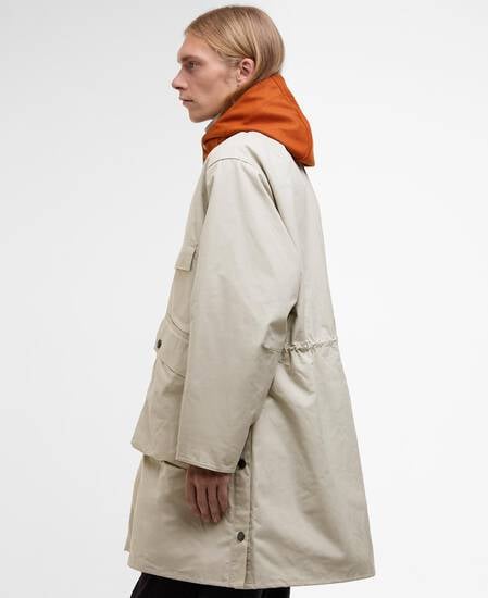 Barbour x Kaptain Sunshine Oversized Bedale Casual Field Coat Clay