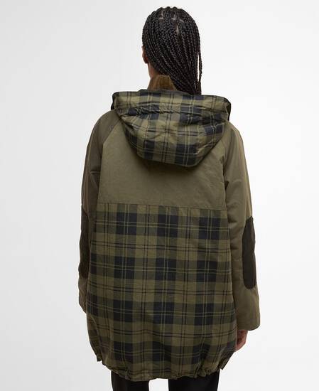 Shelley Showerproof Jacket Olive Check/Olive/Khaki Brown Shelley Showerproof Jacket Olive Check/Olive/Khaki Brown