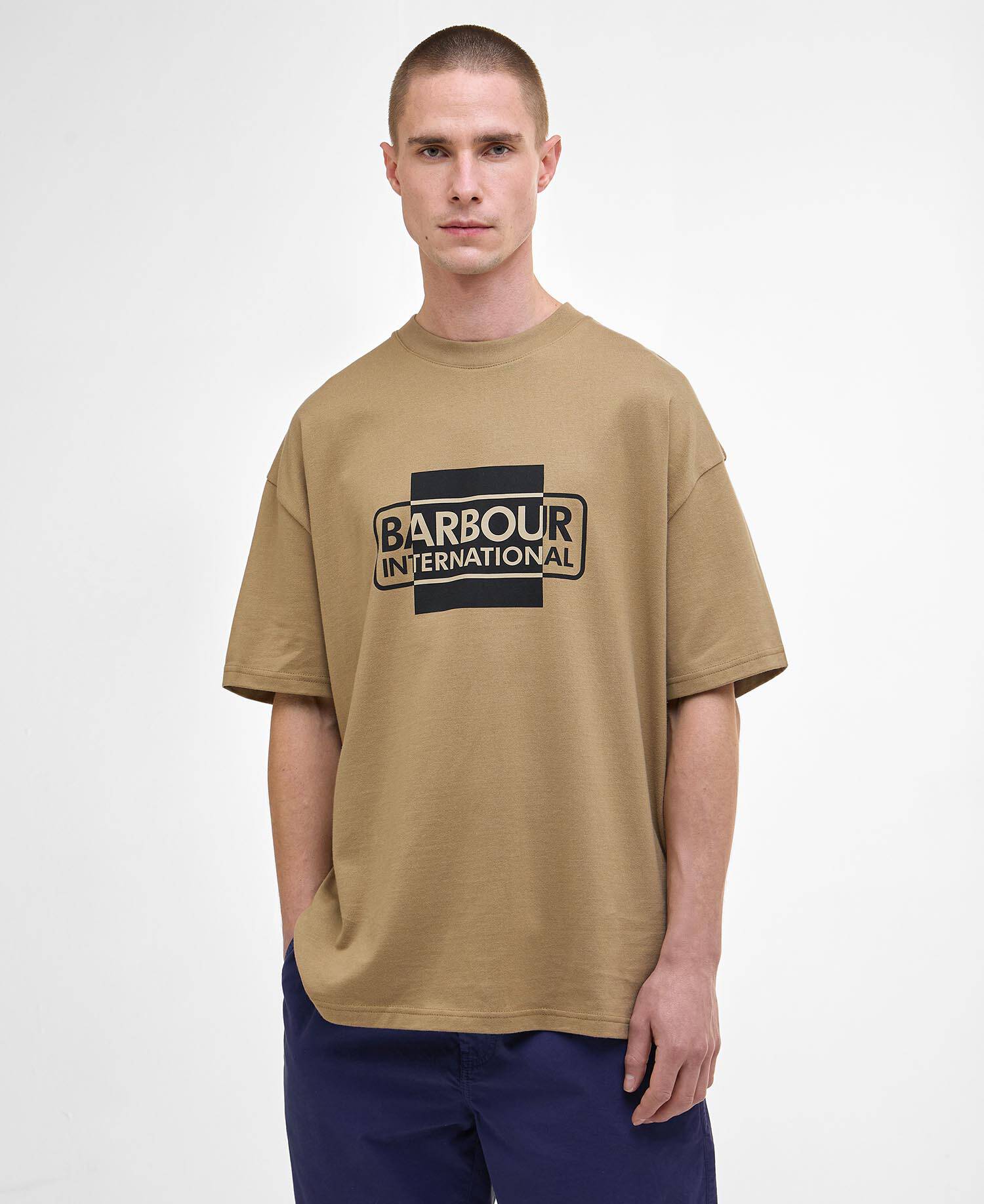 Divide Oversized Graphic T-Shirt image number 0