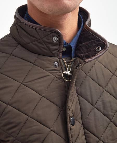 Powell Quilted Jacket Olive