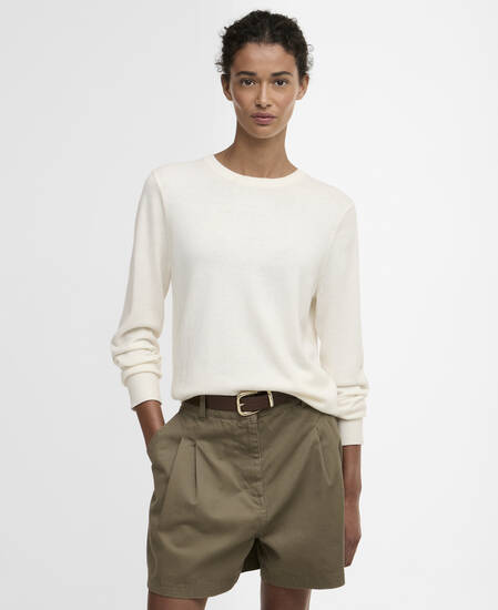 Oakley Merino-Blend Crew Neck Jumper Cloud