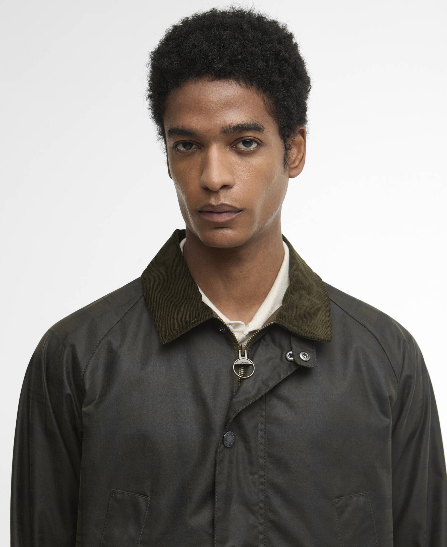 Giacca cerata Ambleside in tartan Archive Olive Tartan image number 3