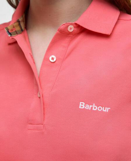 Bowford Sleeveless Polo Shirt Pink Punch