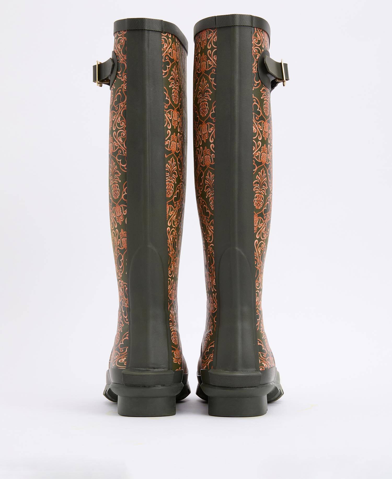 Barbour FARM Rio Cami Wellingtons Pineapple Print image number 1