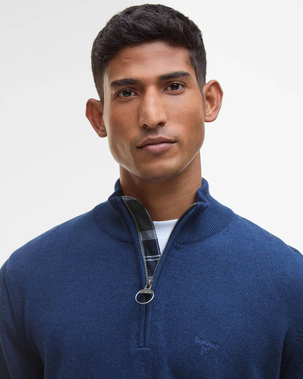 Cotton Half-Zip Jumper