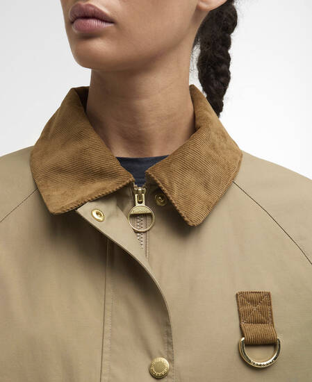 Phoebe Casual Jacket Military Brown