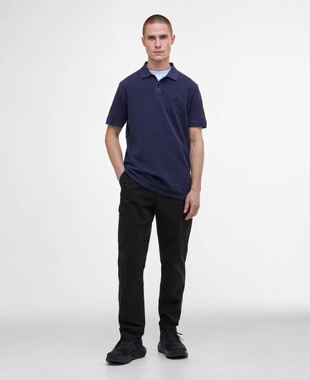 Roland Garment Dyed Polo Shirt Pigment Navy Roland Garment Dyed Polo Shirt Pigment Navy