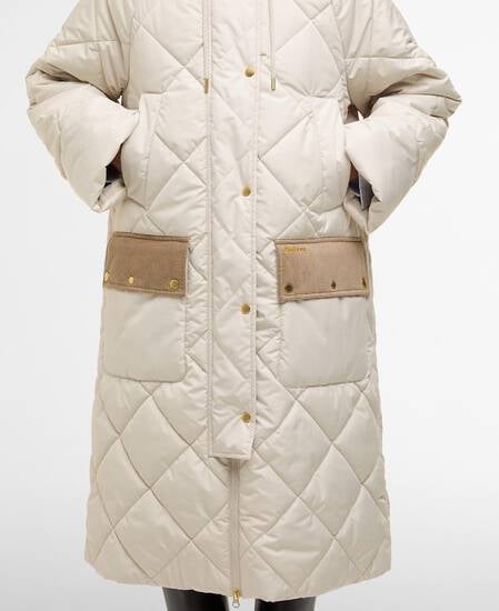 Braidley Quilted Jacket Oatmeal/Ancient Tartan