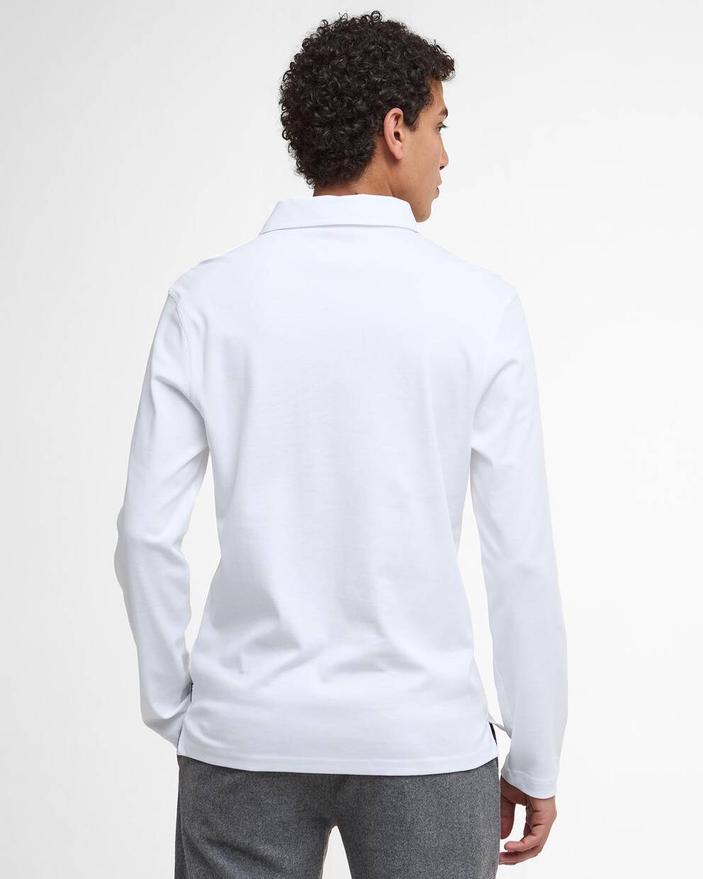 Corpatch Tailored Long-Sleeved Polo Shirt