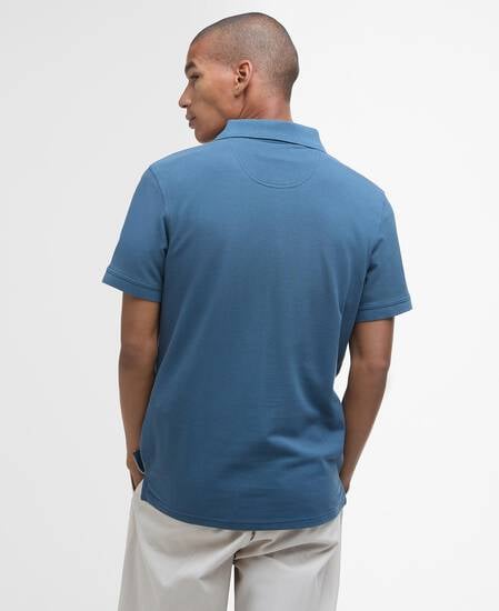 Lightweight Sports Short-Sleeved Polo Shirt Dusk Blue