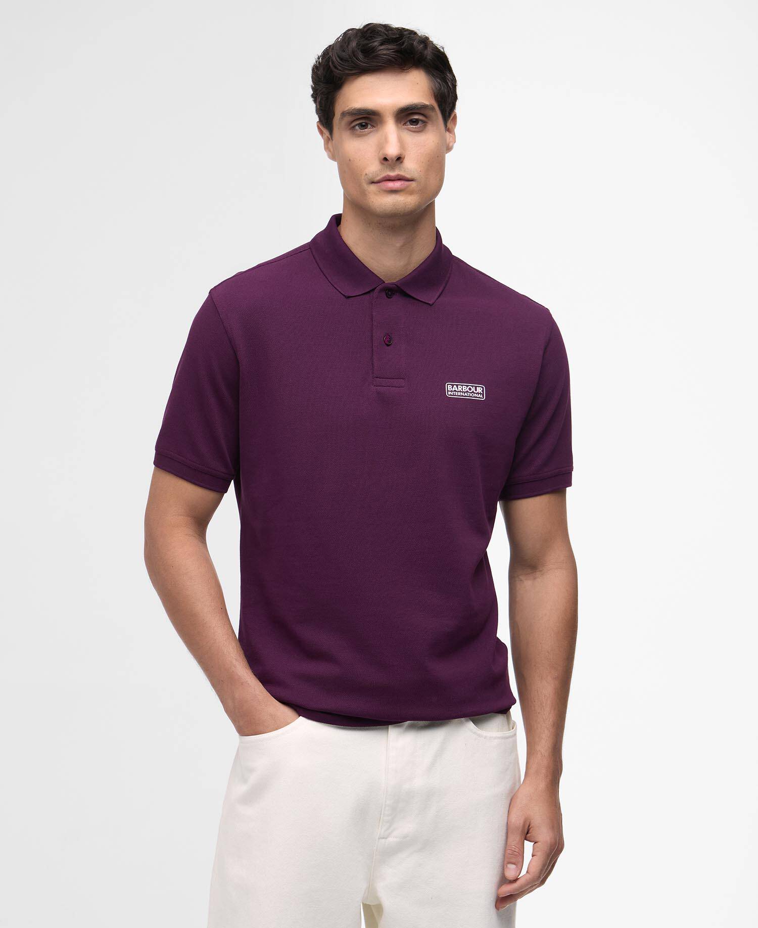 Essential Polo Shirt Potent Merlot image number 0